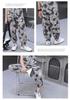Kids' Lightweight Summer Joggers with Elastic Cuffs - Unisex Loose-Fit Casual Pajamas
