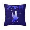 Zeta Phi Beta Sorority Pillow Cover Home Decorative Greek Letter 1920 Cushion Cover Throw Pillow for Car Double-sided Printing