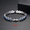 Herzliches 4x4 Valentinstagsgeschenk: modisches Damenarmband mit pavé-gesetztem Kupfer und Zirkonia