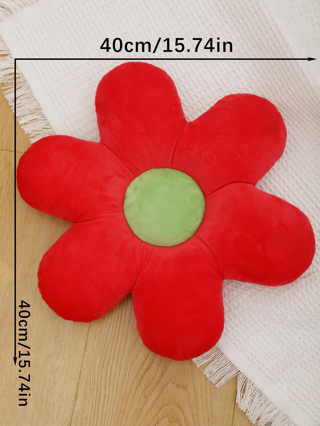 

Multicolor Flower Shaped Throw Pillow Cushion Seating Six Petal Plush Throw Pillow Floor Pillows Home Decorative Art Living Room