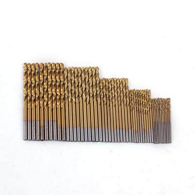 50 Teile/satz Twist Bohrer Sah Hss Hohe Stahl Titan Beschichtet Bohrer Holz & Metall