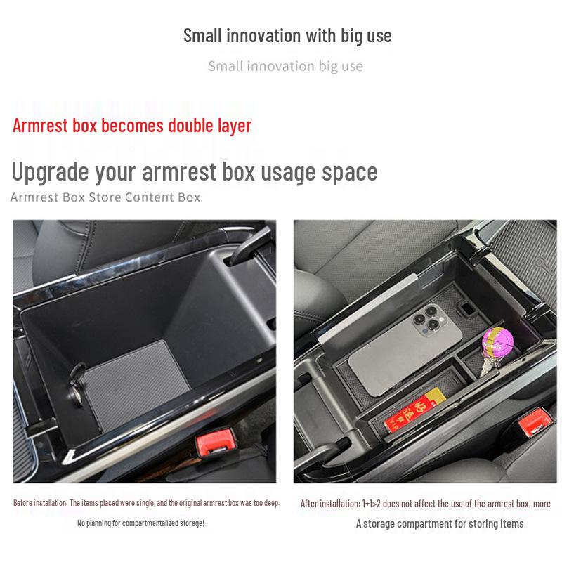 23-24 Wuling Starlight Car Console Armrest Storage Box & Organizer