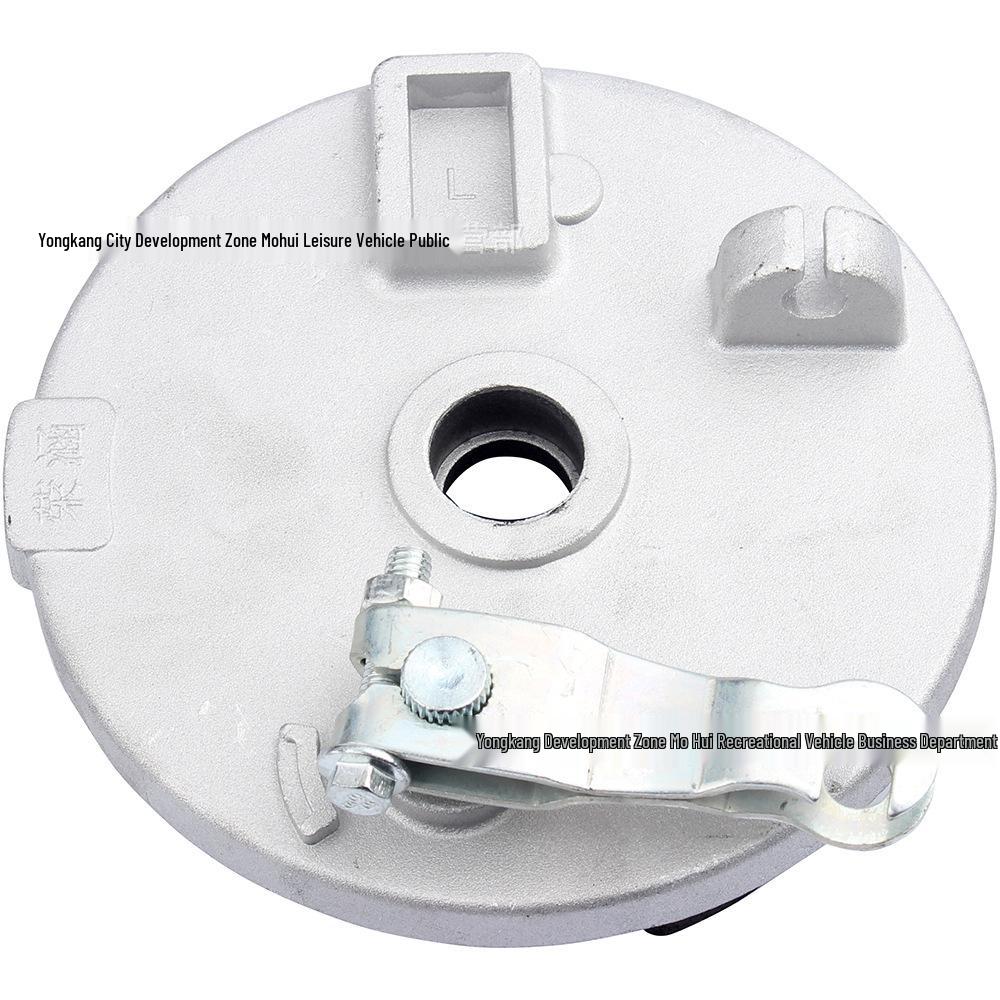 ATV Beach Kart Front 4-Hole Hub Brake Disc with Cover Pad for 150CC-250CC