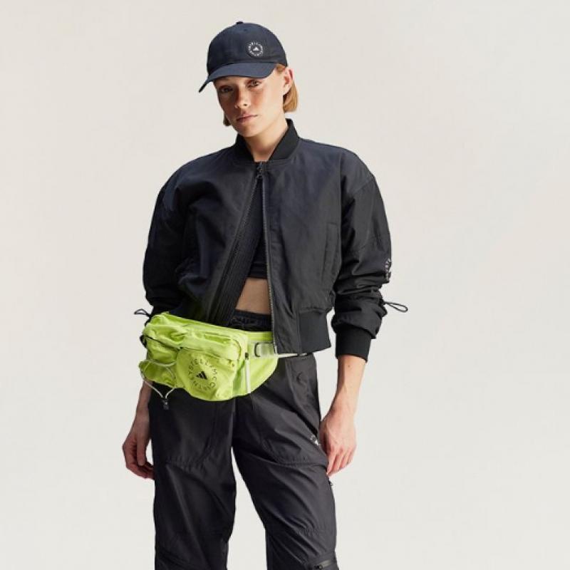 Adidas Stella Truenature Woven Bomber Crop Jacket   Black Jf6030