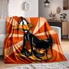 1pc Daffy Duck Blanket Lightweight Flannel Throw For Sofa, Bed, Travel, Camping, Livingroom, Office, Couch, Chair, And Bed