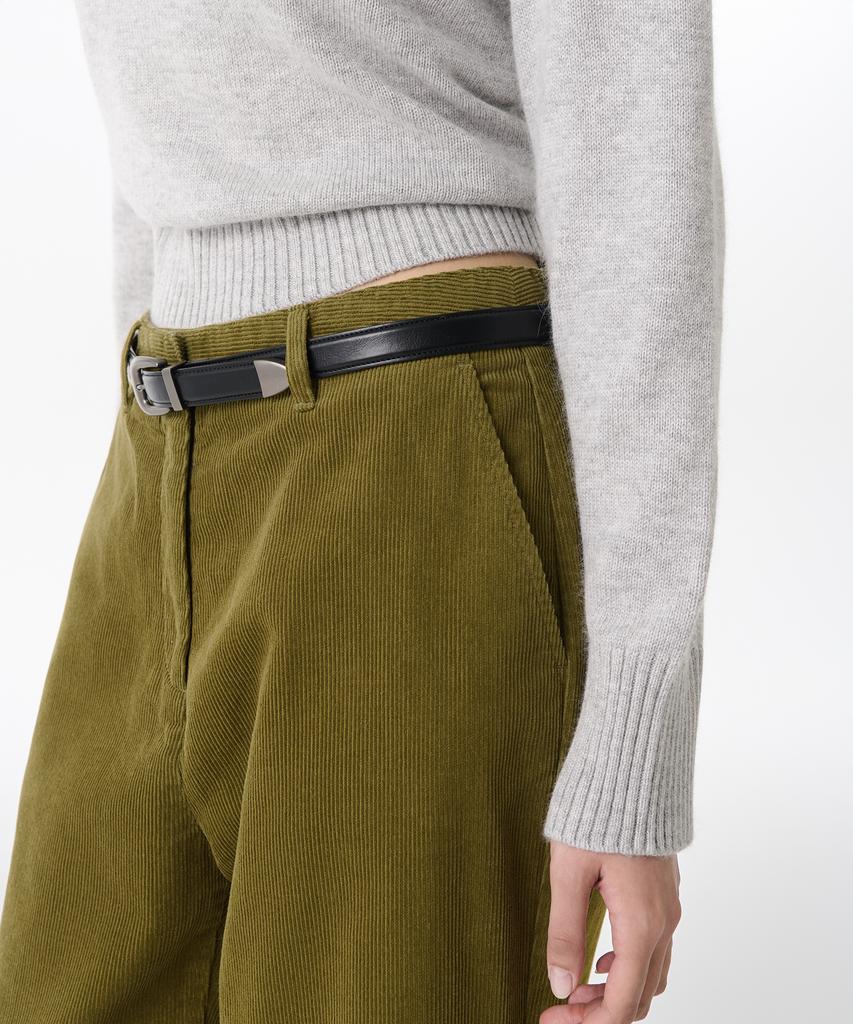 MUSINSA STANDARD WOMAN Women'S Wide Corduroy Pants [Olive]
