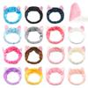 Korean Cat Ear Headband: Cute Cartoon Hair Accessory for Face Washing, Makeup, Sports, and Gift