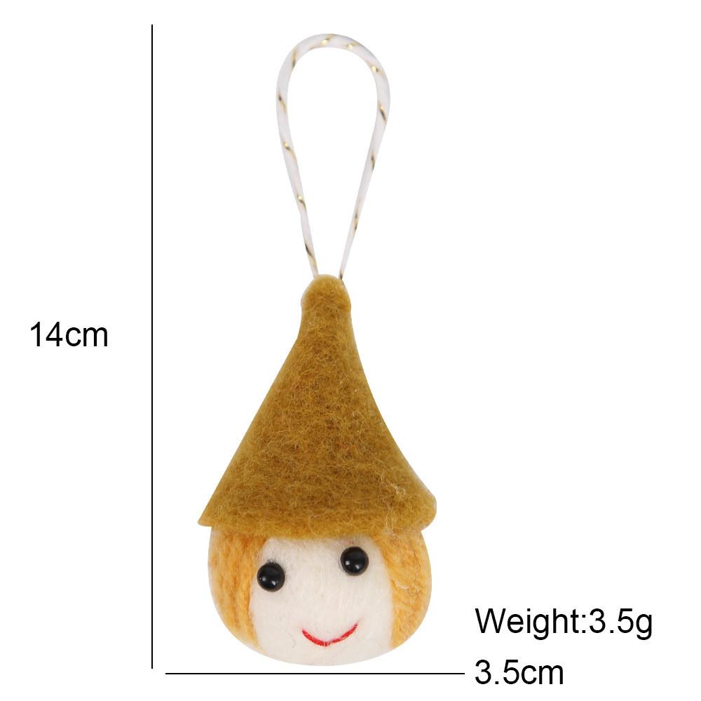 Mini Decorative Christmas Figures In Soft Fabric Stylish Ornaments Celebrations For