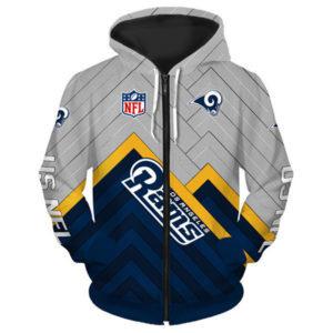 Europäischer und amerikanischer Herren- und Damen-Pullover mit Digitaldruck NFL-Fußball durchgehender Reißverschluss Kapuzenpullover, Strickjacke