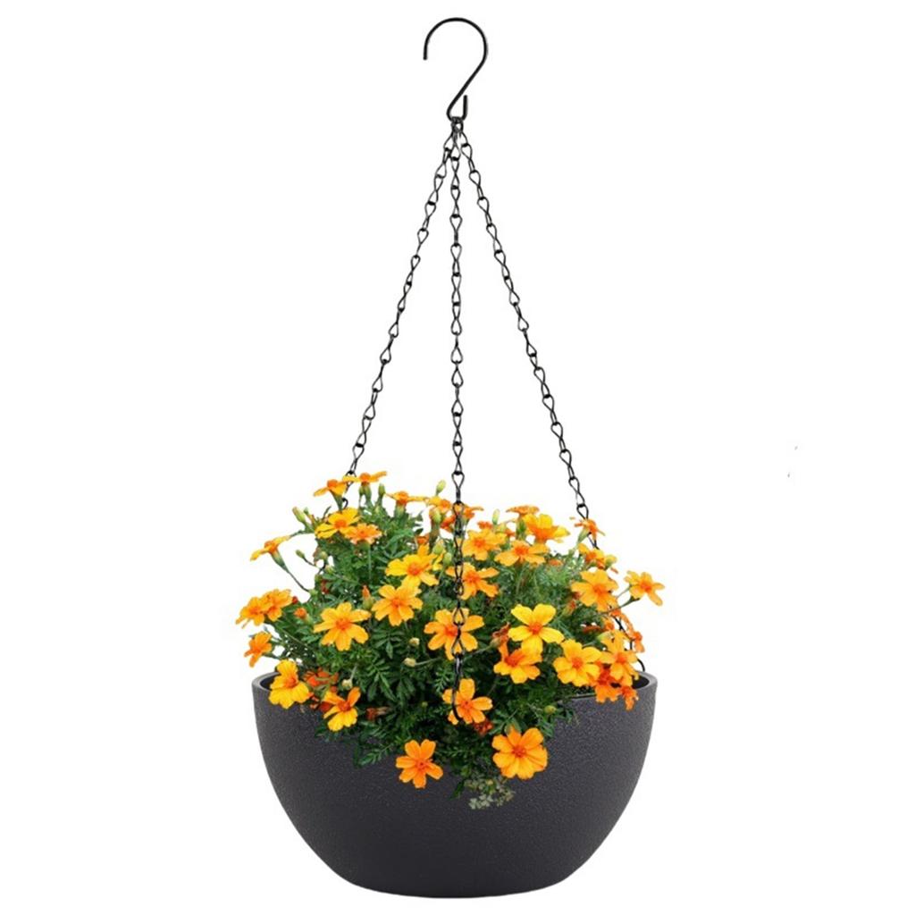 Hanging Planter Pot with Durable Chains and Hook Suitable for Indoor and Outdoor Use Ideal for Flowers and Plants Gardening Accessories