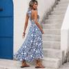 28/5000 Spring/Summer New Style Sleeveless Collarless Dress for Beach, Backless Vacation Long Dress for Women