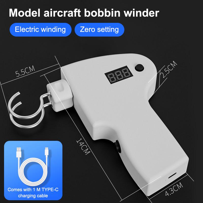 Electric Rubber Band Winder High Efficiency Compact Device for Student Science Experiment Aircraft Model Making