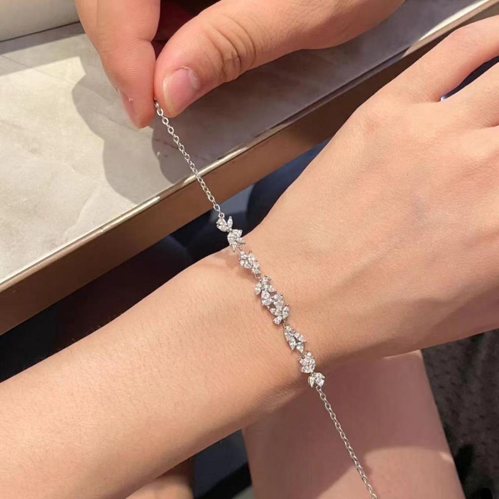 Logo Embossed Wisteria Bracelet - "Love At First Sight" Simple Charm