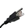 ETL Certified US 3-Prong Power Cord NEMA 5-15P to C13, 1.5m Black