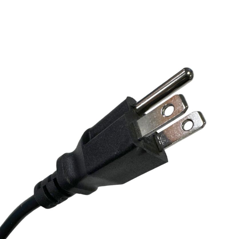 ETL Certified US 3-Prong Power Cord NEMA 5-15P to C13, 1.5m Black