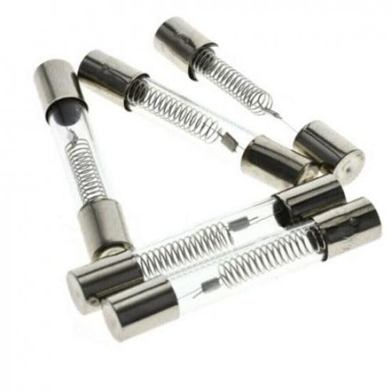 (5 Pack) Microwave High Voltage Fuse 5KV 6x40mm (850mA (0.85A))