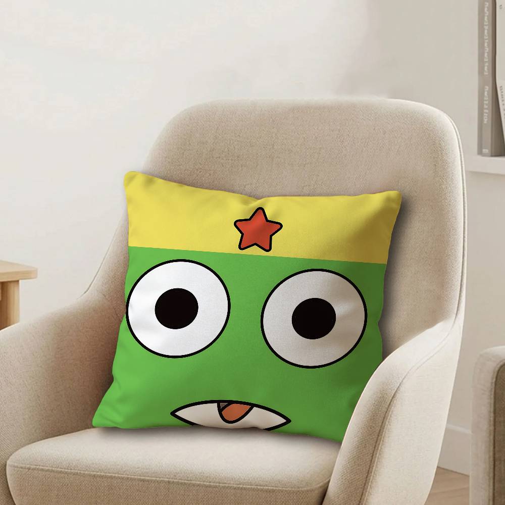KKeroro Gunsou Frog Cushion Cover Decorative Pillow Sofa Home Decor case pillow cases