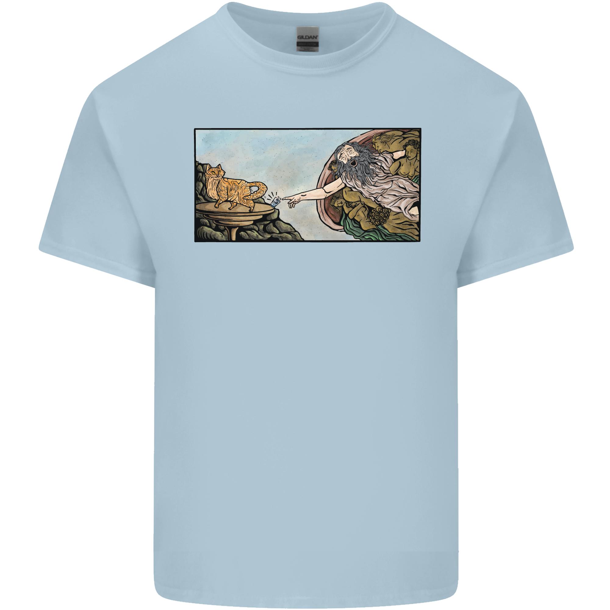 Funny Cat Creation Unisexs Light Cotton TShirt S