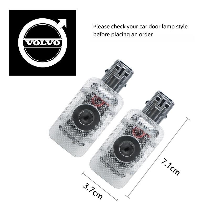For Volvo Car HD Doors Welcome Light Led Projector Lamp Auto Accessories For Volvo Xc60 Xc90 V40 V60 S60 V50 V90 S80 C40 XC40 V7