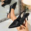 Dámské Sandály na Vysokém Podpatku Vyřezávané Řemínky Sandály na Vysokém Podpatku Dámské Letní Stiletto Podpatky Boty Dámské Luxusní Trend Elegantní Boty