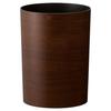 Asvel Wood Grain Trash Can S "Leclerc Collection" 4.7L Brown