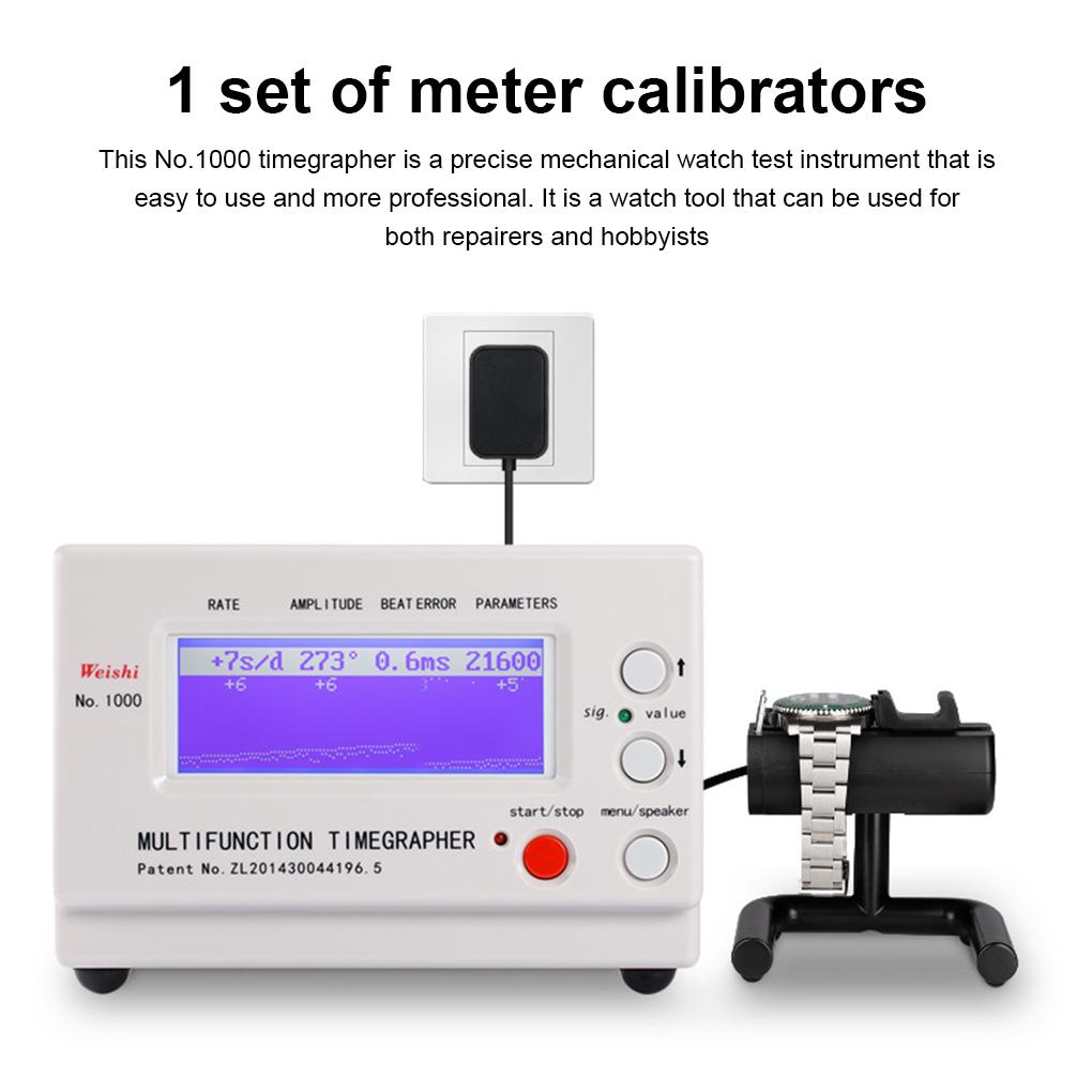 Professional Practical Timegrapher Mechanical Watch Tester Adjustable Wear-resistant Repairing Tool Meter Calibrator