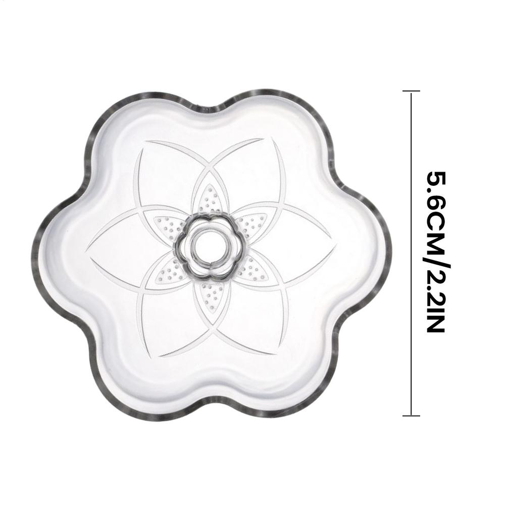Fish Tank Feeder Aquarium Clear Dish Tray Shrimp Suction Cup Flower Shaped Shrimp Bowl Feeder Tube for Fish Tank Feeder Tray