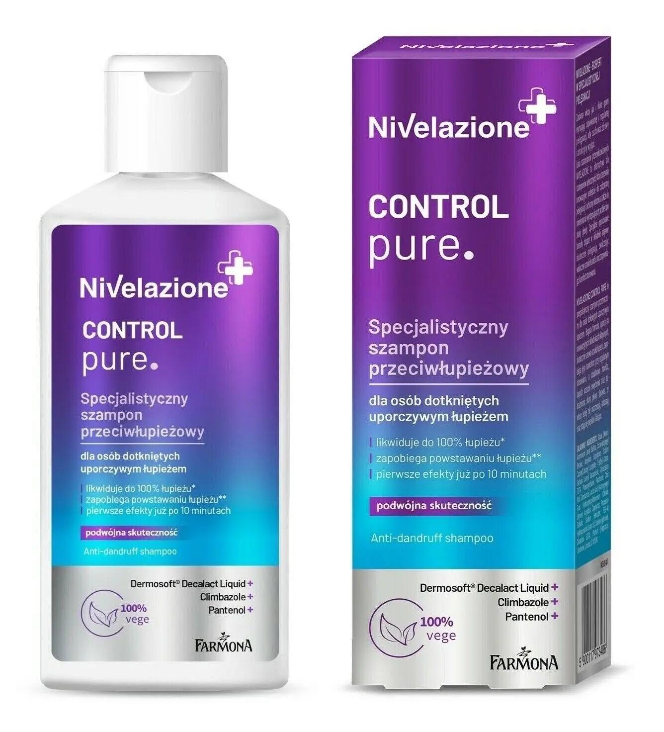 

Шампунь спеціалізований від лупи CONTROL PURE Nivelazione Farmona 100 мл