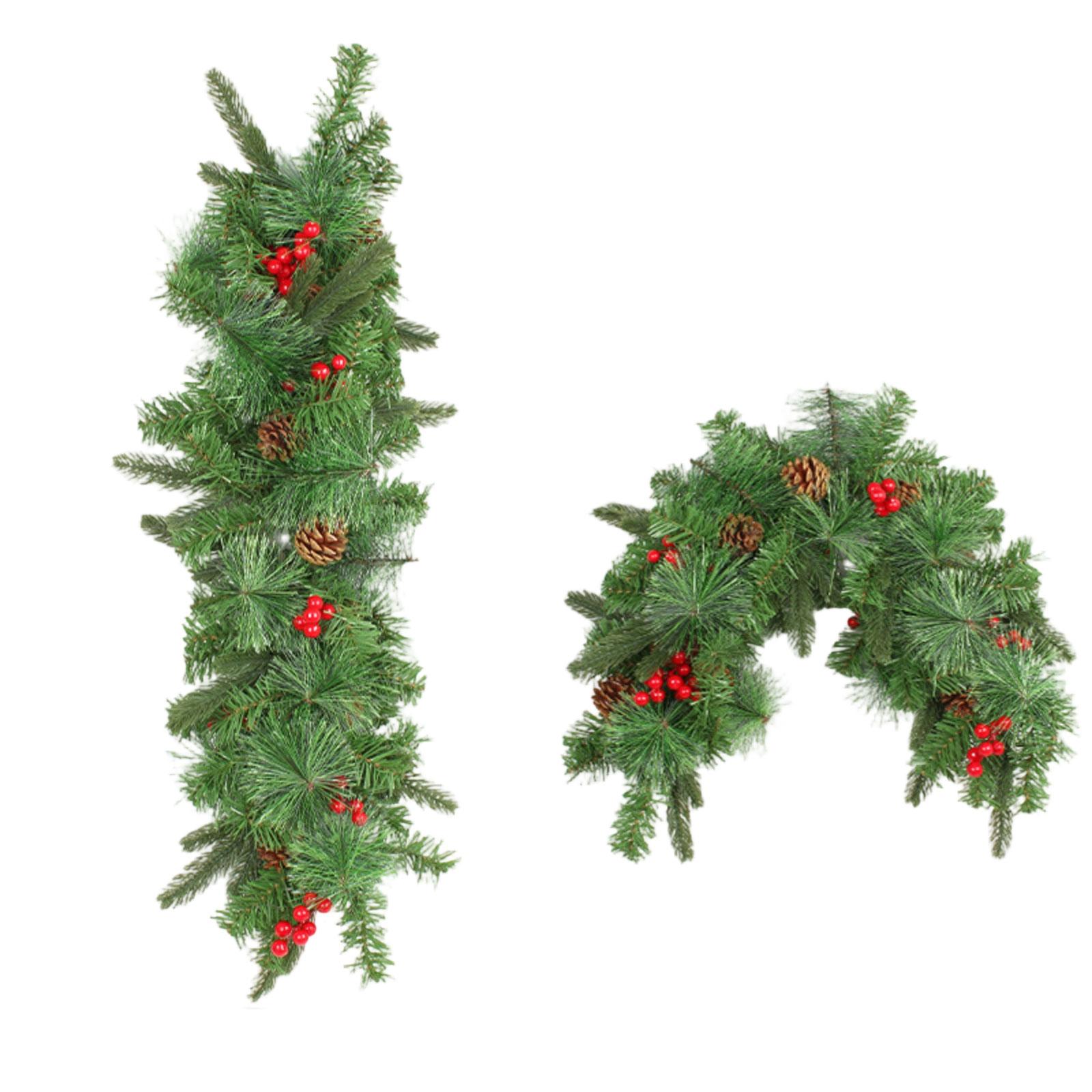 

Christmas Mailbox Wreath Home Led Luminous Dead Branches And Vines Decorations One Size