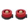 Pack of 2 Camping Stove Adapter Portable Cylinder Burner Valve Converter Outdoor Hiking Survival Cooking Accessory