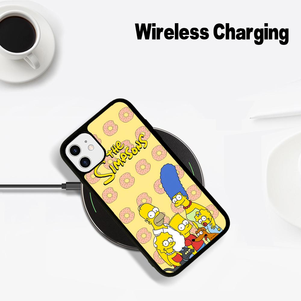 Cartoon The S-Simp-sons Phone Case Magesafe Magnetic Wireless Charge Case For IPhone 16 11 12 13 14 15 Pro Max Plus Mini
