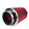 Universal 76MM 3Inch Car  Filter Sport Power Mesh  High  Car Cold  Intake Filter Induction Kit  Cleaner OFI077