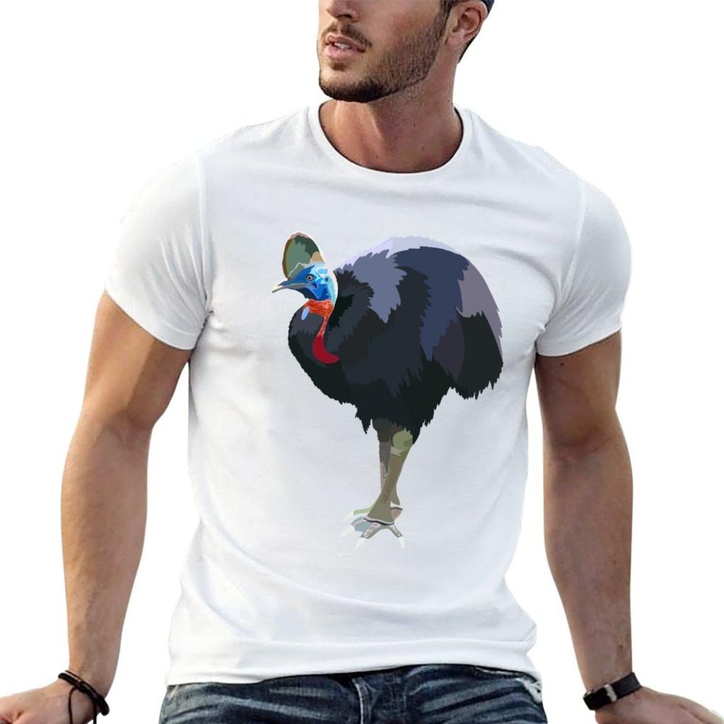 C is for Cassowary T-Shirt Plus Size Basic Short Sleeve Top