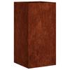 Pot Rusty 120X40X80 Cm Stainless Steel