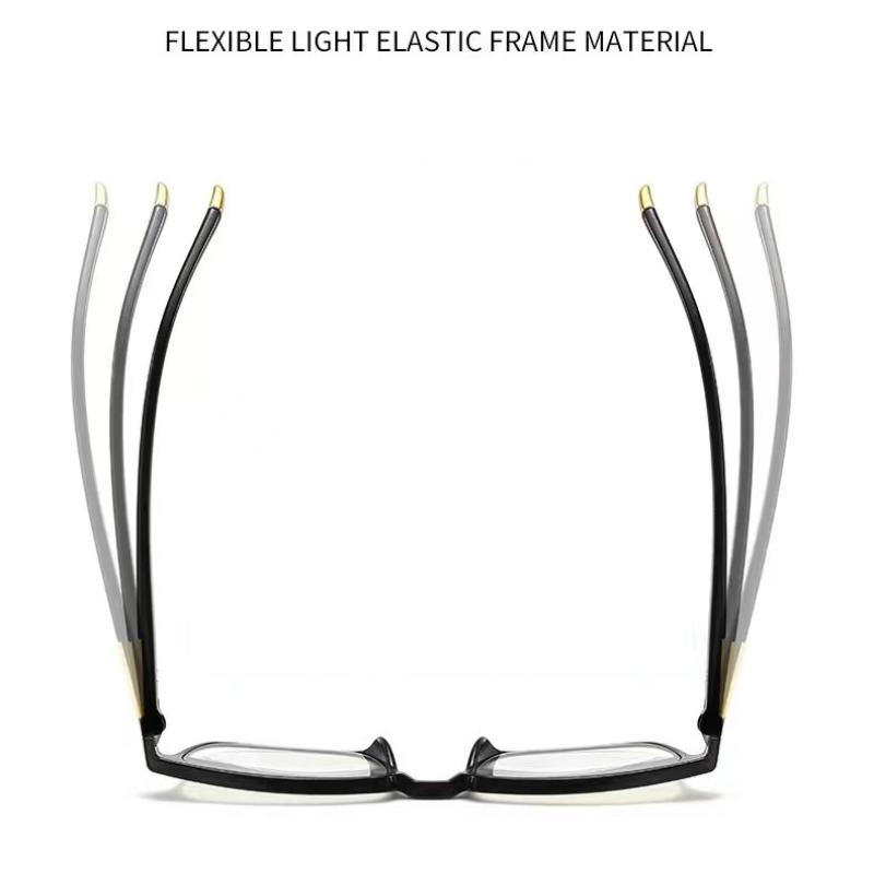Square Reading Glasses Men Women Retro Full Frame Diopter +1 0 to +4 0 Business Optical Farsighted Eyewear