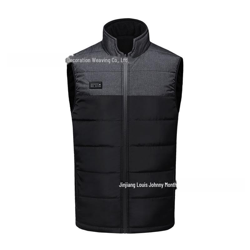 Vestă încălzită USB cu control dublu cu 17 zone - stil cuplu, temperatură constantă