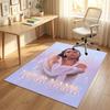 Personalized Crystal Velvet Carpet,Ayliva Custom Printed Name, Plush Area Rug For Home Indoor Decor