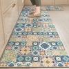 Kitchen Rug, Oil-Resistant, Waterproof, Stain-Resistant Runner Rug, Home Decor Machine-Washable Non-Slip Rug Carpet