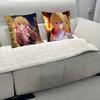 H-Ho-shino RuByS Cushion Cover Car Throw Pillow Case For Sofa Car Christmas Gift 40x40cm 45x45cm