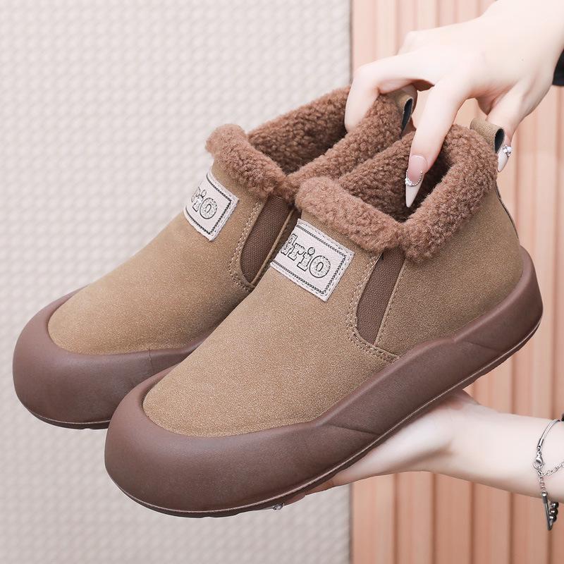 

Женские зимние полусапожки в стиле ретро с бархатной подкладкой 36