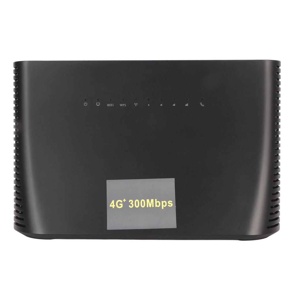 4G Wireless Router 300Mbps 4G LTE CAT4 Router Portable WiFi Router with WAN LAN Port for Home Hotel Office 110‑240V