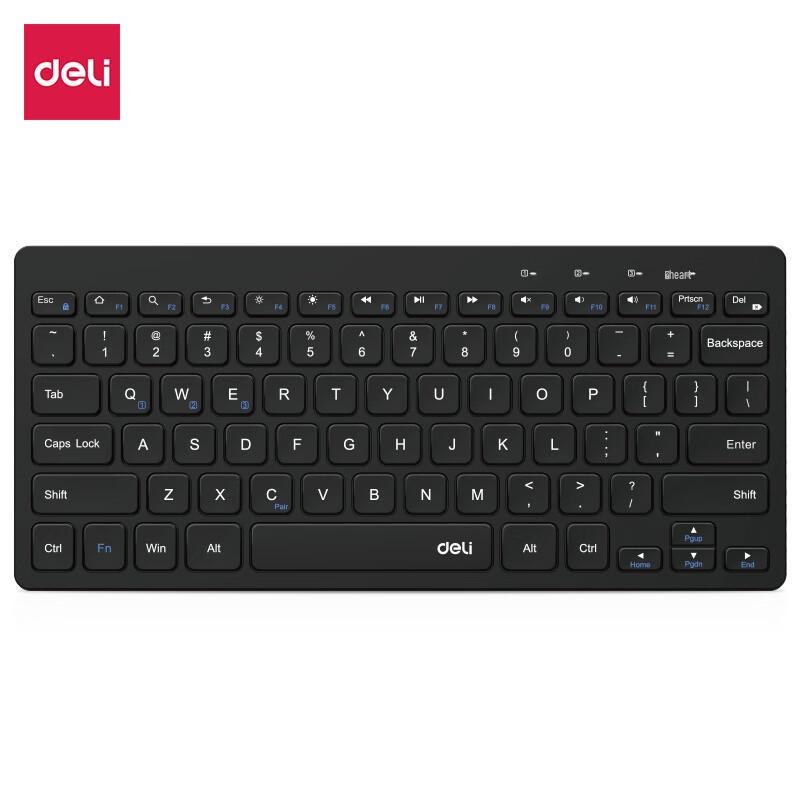 

Deli Portable Bluetooth Keyboard with Tablet Stand