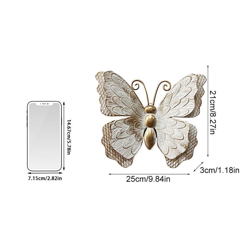 1PC/3PC Craft Hanging Ornaments European 3D Butterfly Wall Hanging Bedroom Wall Decoration Outdoor Use Multiple Options Available