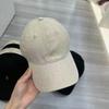 Custom Breathable Korean-style Linen Cotton Soft Top Baseball Cap Spring Summer New Korean Style Color Unisex Casual