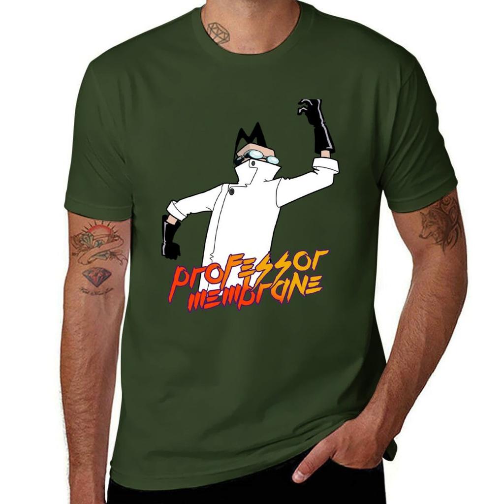 Professor Membrane T-Shirt Sports Fans Anime Clothes Cute Tops Short Sleeve Tee Heavy Weight T Shirts for Men