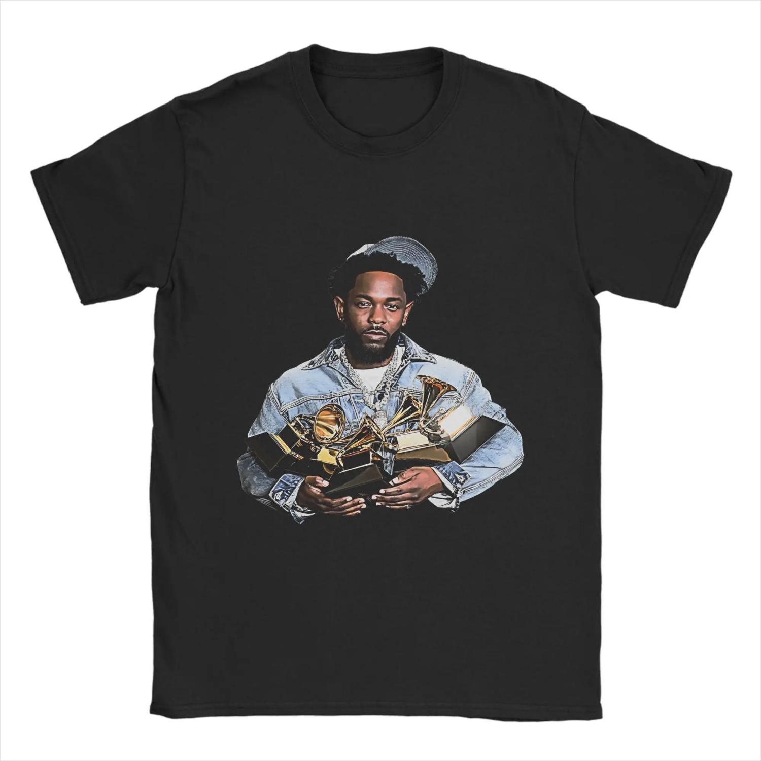 

Kendrick Lamars Cotton T-Shirt For Man Summer Y2K Casual T Shirts O Neck Hippie Tee Shirt Oversize Design Tops S чёрный