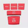 5pcs Fits For Toyota Camry 2018- Red Gear P Gear Brake Hold Frame Cover Trim