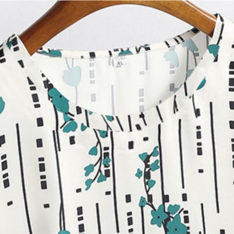 Eisseiden-T-Shirt für Damen mittleren und höheren Alters, Sommer, hochwertig, im westlichen Stil, modisch, große Größe, Druck, locker, bauchbedeckend, dünn, Oberteil für Mütter