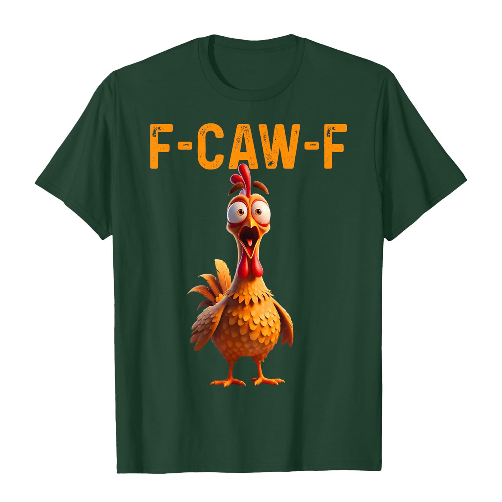 

Смешная футболка с петухом, кукарекающим F-Caw-F, и каламбуром XXL