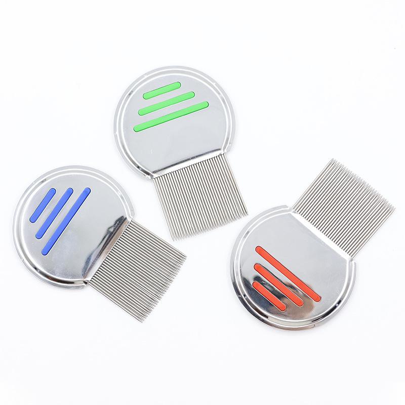 Pet Combs, Cat Combs, Three-bar Combs for Cats and Dogs, Hair Removal and Knotting Beauty Combs